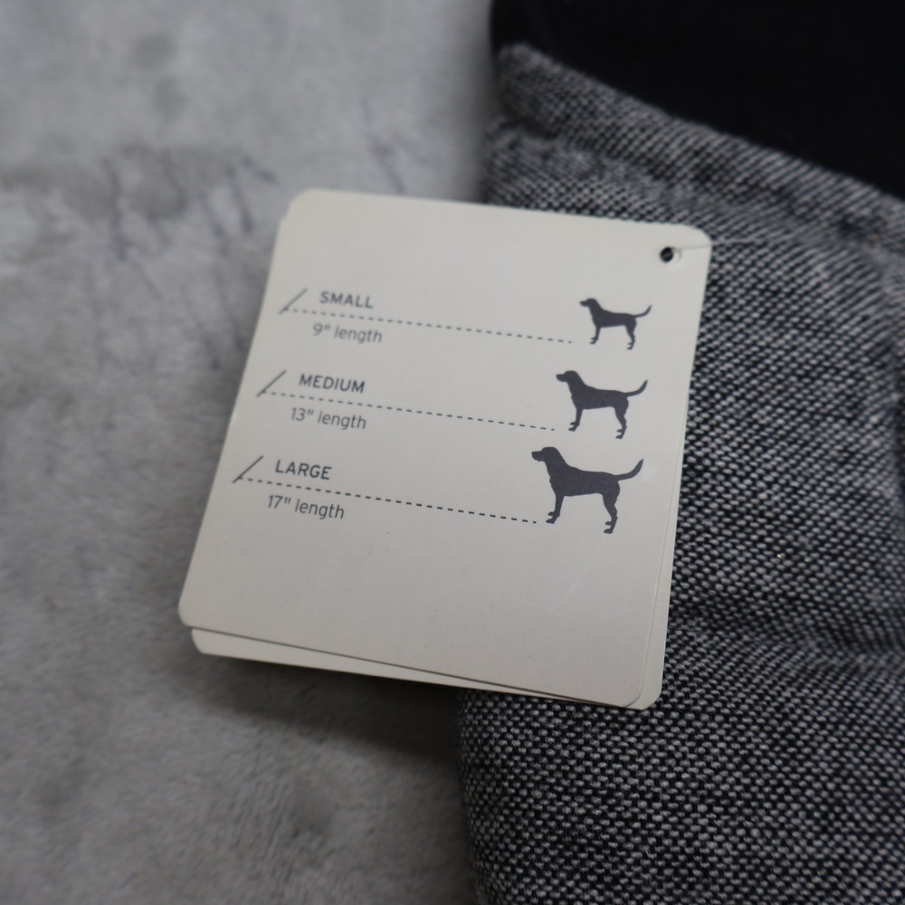 Eddie Bauer Pet Tweed Hunting Jacket Large Grey Lightweight Fleece Lined Dog NEW - Picture 6 of 10